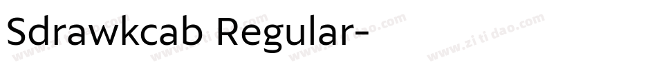 Sdrawkcab Regular字体转换